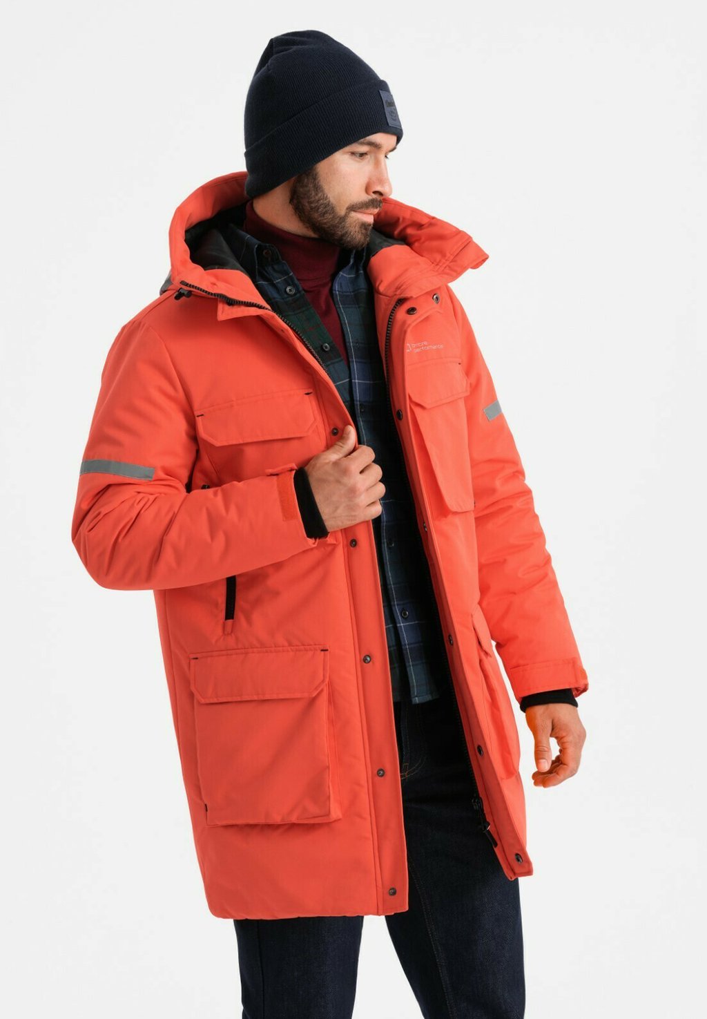 

Зимнее пальто Ombre, оранжевый