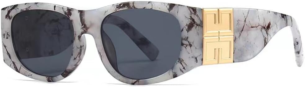 

Солнцезащитные очки «кошачий глаз» для женщин в винтажной оправе, солнцезащитные очки для мужчин и женщин в стиле ретро, ​​очки с защитой от УФ-излучения UV400 HDUBFY, Gray