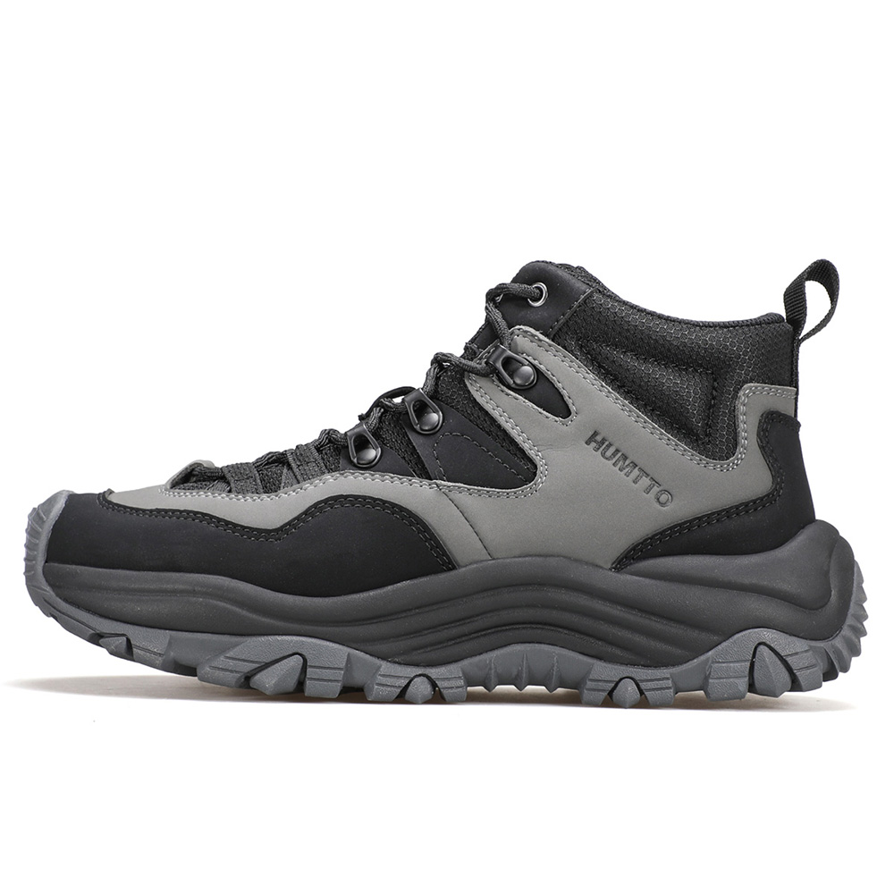 

Мужские треккинговые кроссовки Support Rebound Grip High Top, черные, темно-серые HUMTTO, Dark Gray
