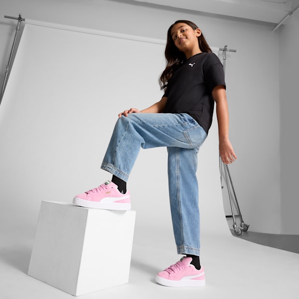 Кроссовки для больших детей Suede Xl Puma, розовый — фото 3