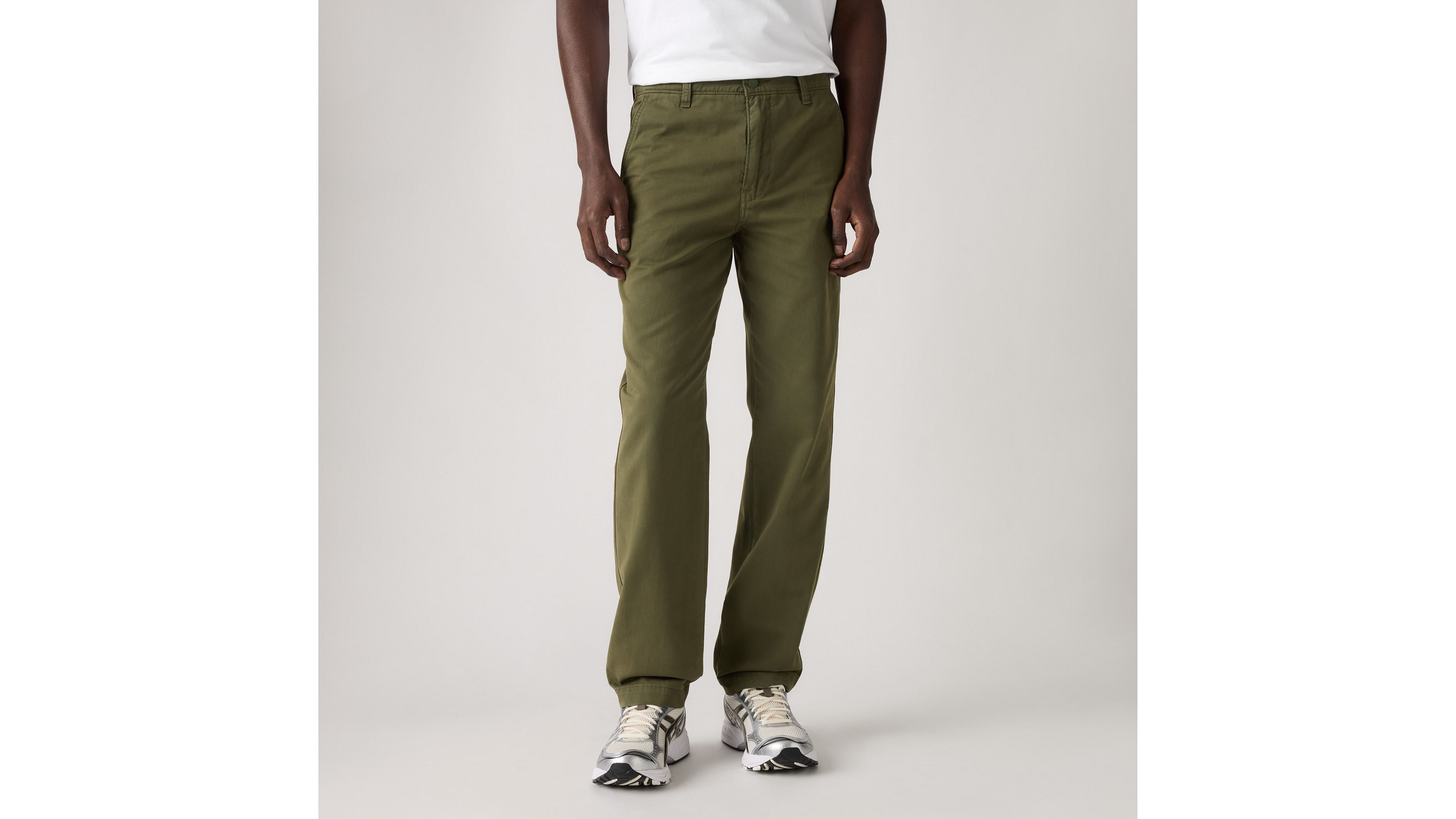 Мужские брюки Xx Chino Authentic свободного кроя Levi's, Olive Night - Green — фото 2
