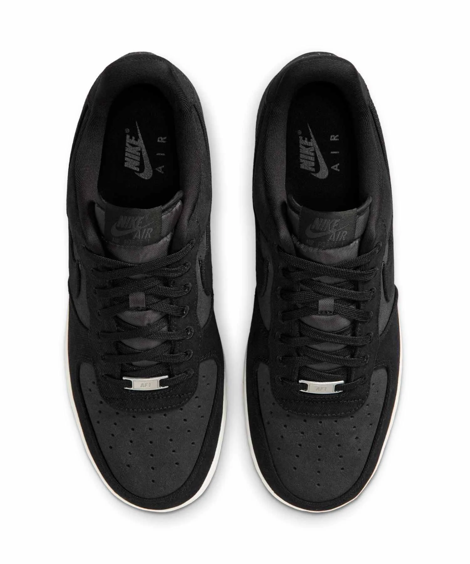 Мужские кроссовки Nike Air Force 1 '07 LV8 Denim чёрные — фото 4