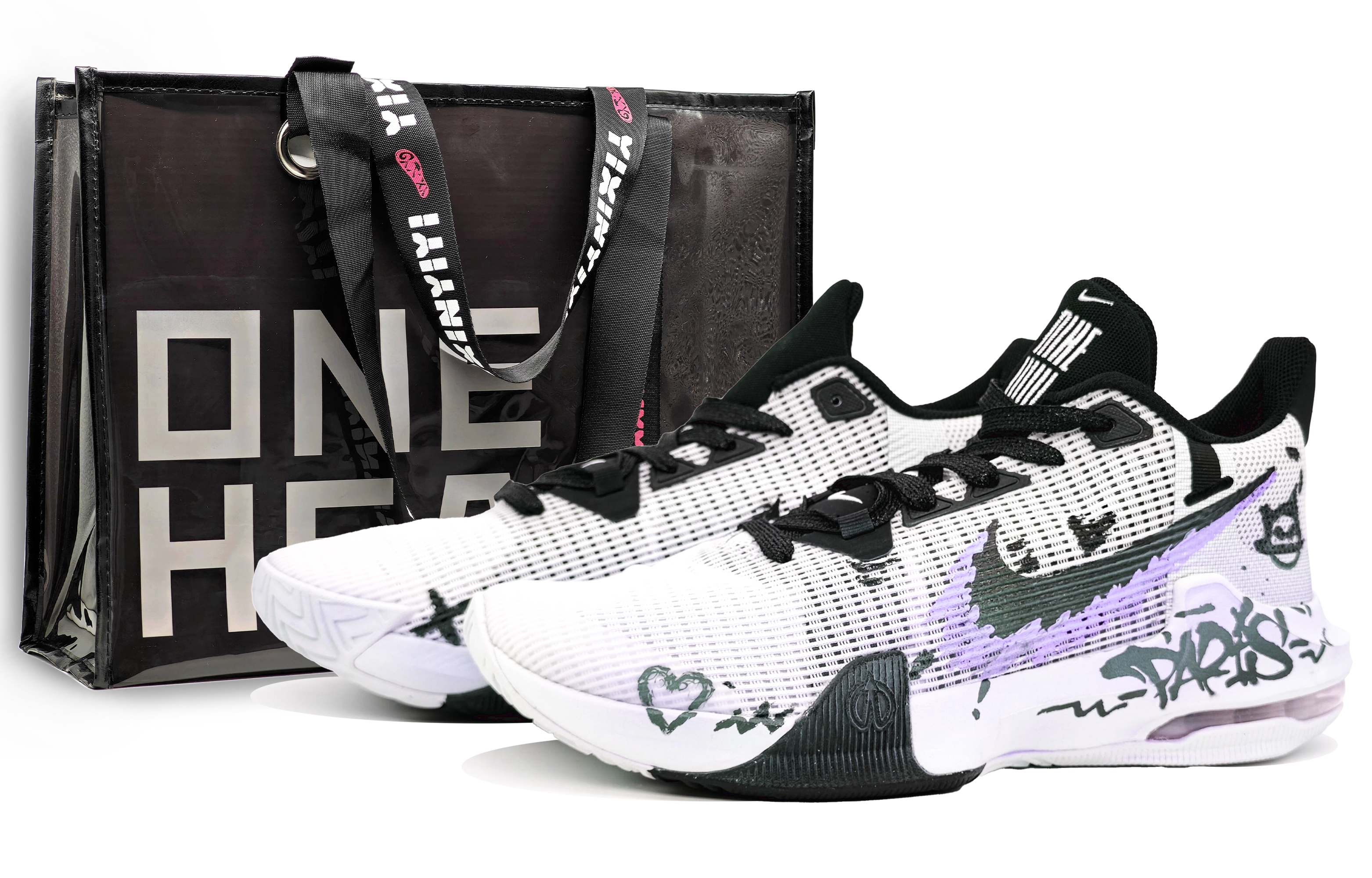 

Nike Баскетбольные кроссовки Air Max Impact 3 с противоскользящим покрытием, устойчивые к истиранию, низкие, мужские, Active, фиолетовые