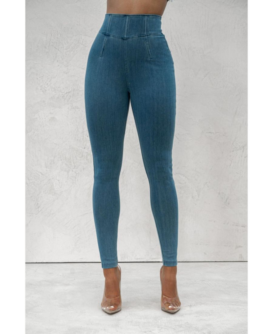 

Женские джинсы ALICE с высокой талией JLUXLABEL, Denim