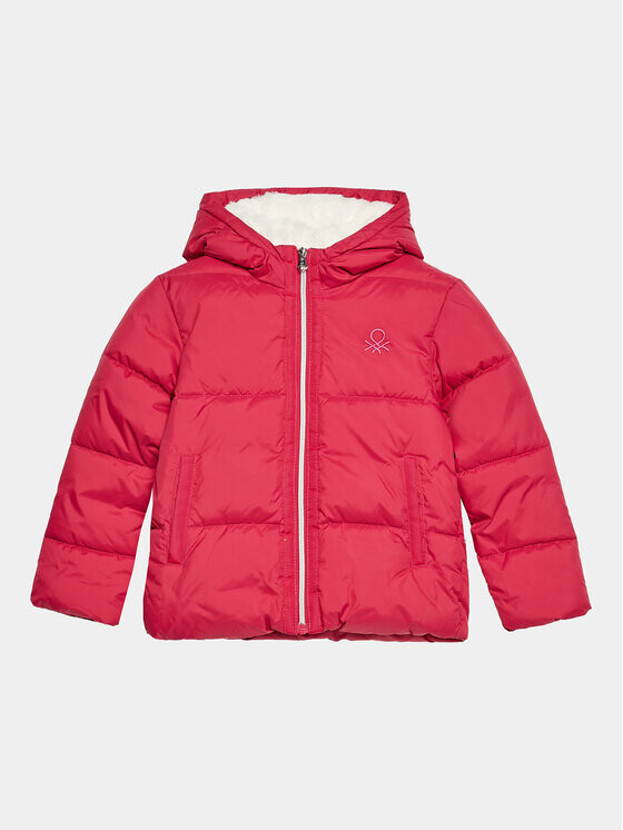 

Пуховик стандартного кроя United Colors Of Benetton, розовый
