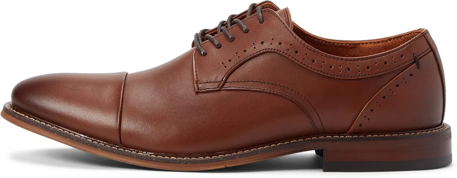 Мужские туфли Stacy Adams Maddox Oxford Toe Cap, коричневый/шоколадный