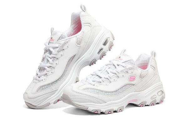 Кроссовки d'lites 1.0 'white pink' Skechers, белый — фото 3