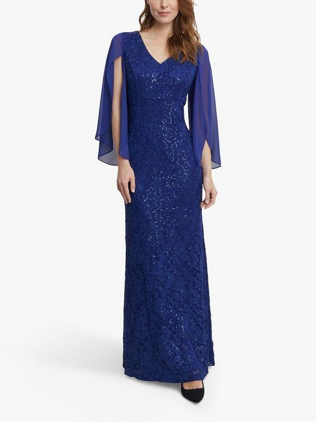 

Макси-платье с пайетками от клодин Gina Bacconi, цвет Royal