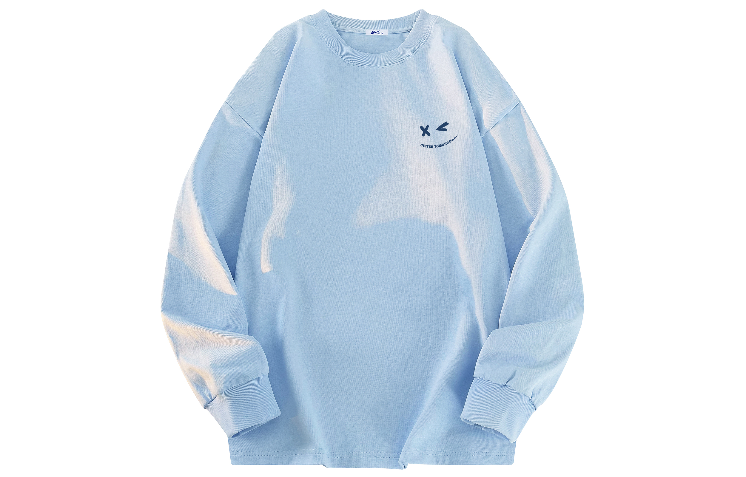 

Футболка Unisex Huichao Candy Block Collection WARRIOR, светло-синий[heavyweight long-sleeved]