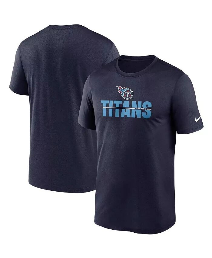 

Мужская темно-синяя футболка Tennessee Titans Legend Microtype Performance Nike