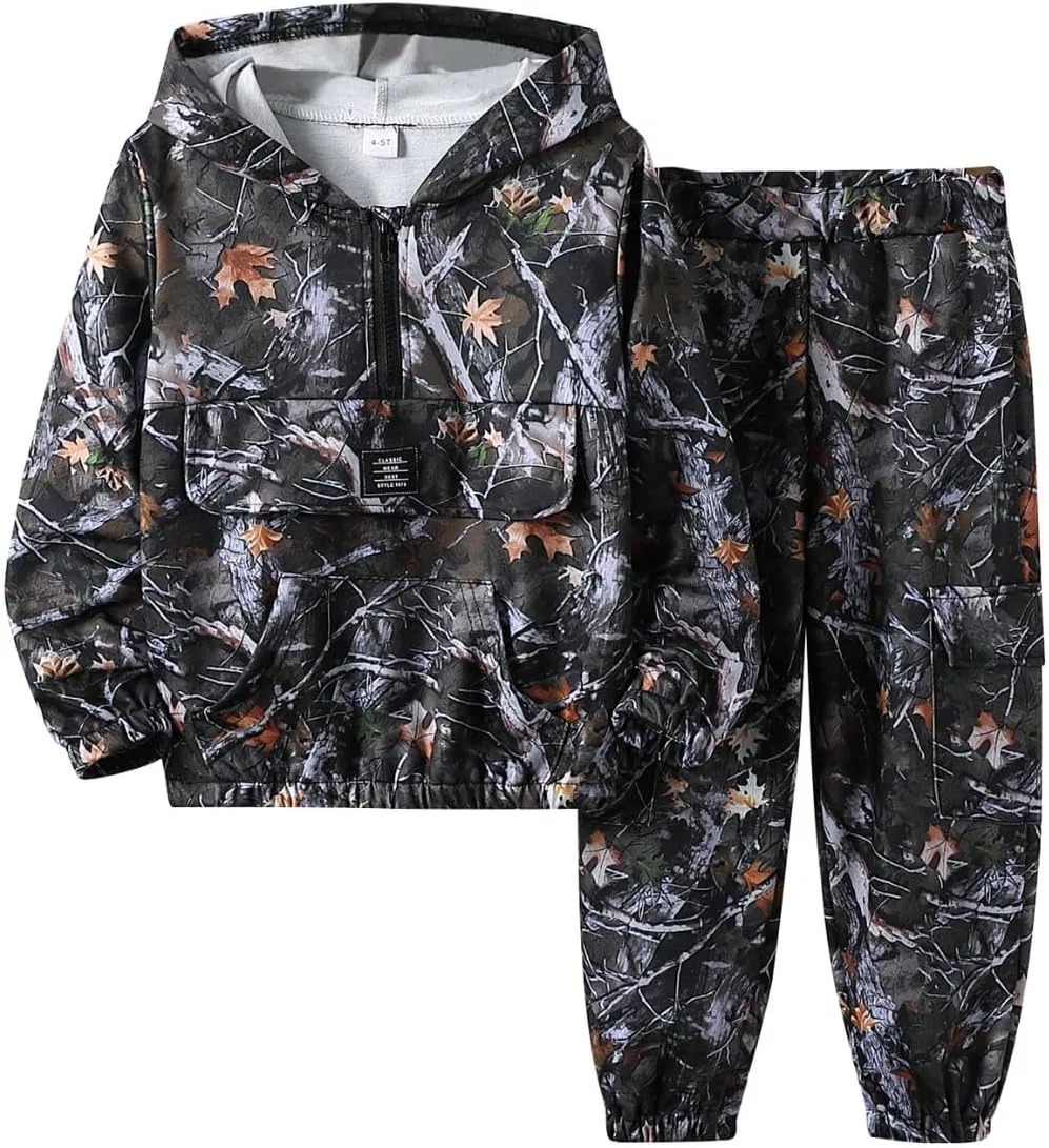 Детский спортивный костюм с капюшоном и брюками Azmxynol, Multicolor