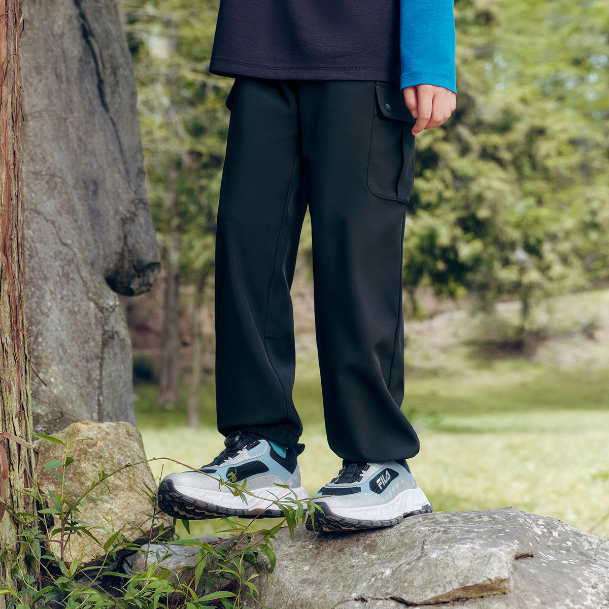 FILA KIDS Детские спортивные штаны Unisex Kids' Legend Blue — фото 4