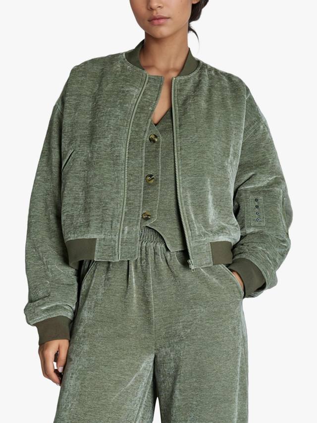 

Вельветовая бомбер EAST 42ND, Sage