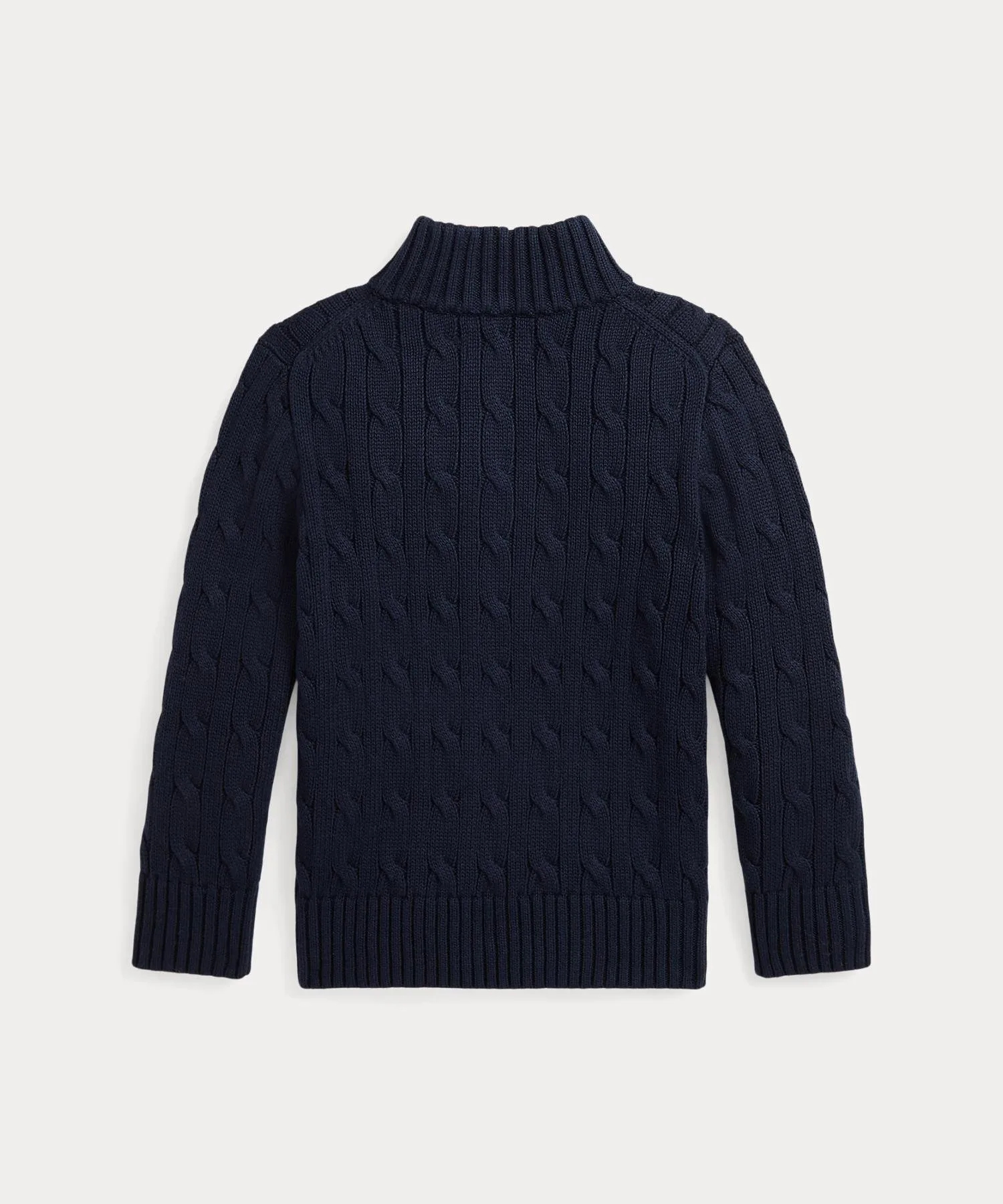 Хлопковый свитер крупной вязки Polo Bear (для мальчиков, 2-7 лет) Polo Ralph Lauren, 410 Navy — фото 2
