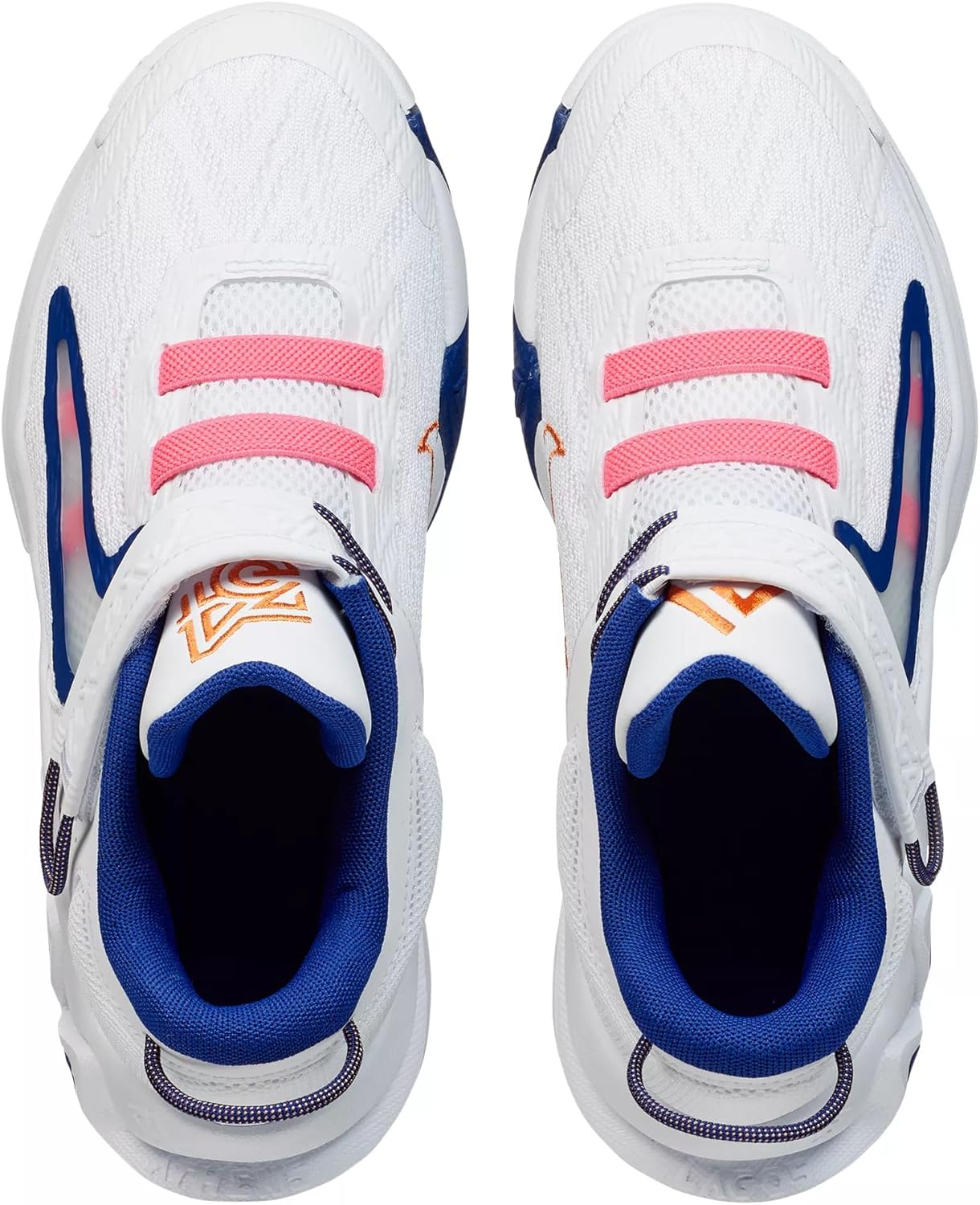 Мужские кроссовки Nike, три четверти высоты, белый/синий/розовый — фото 2