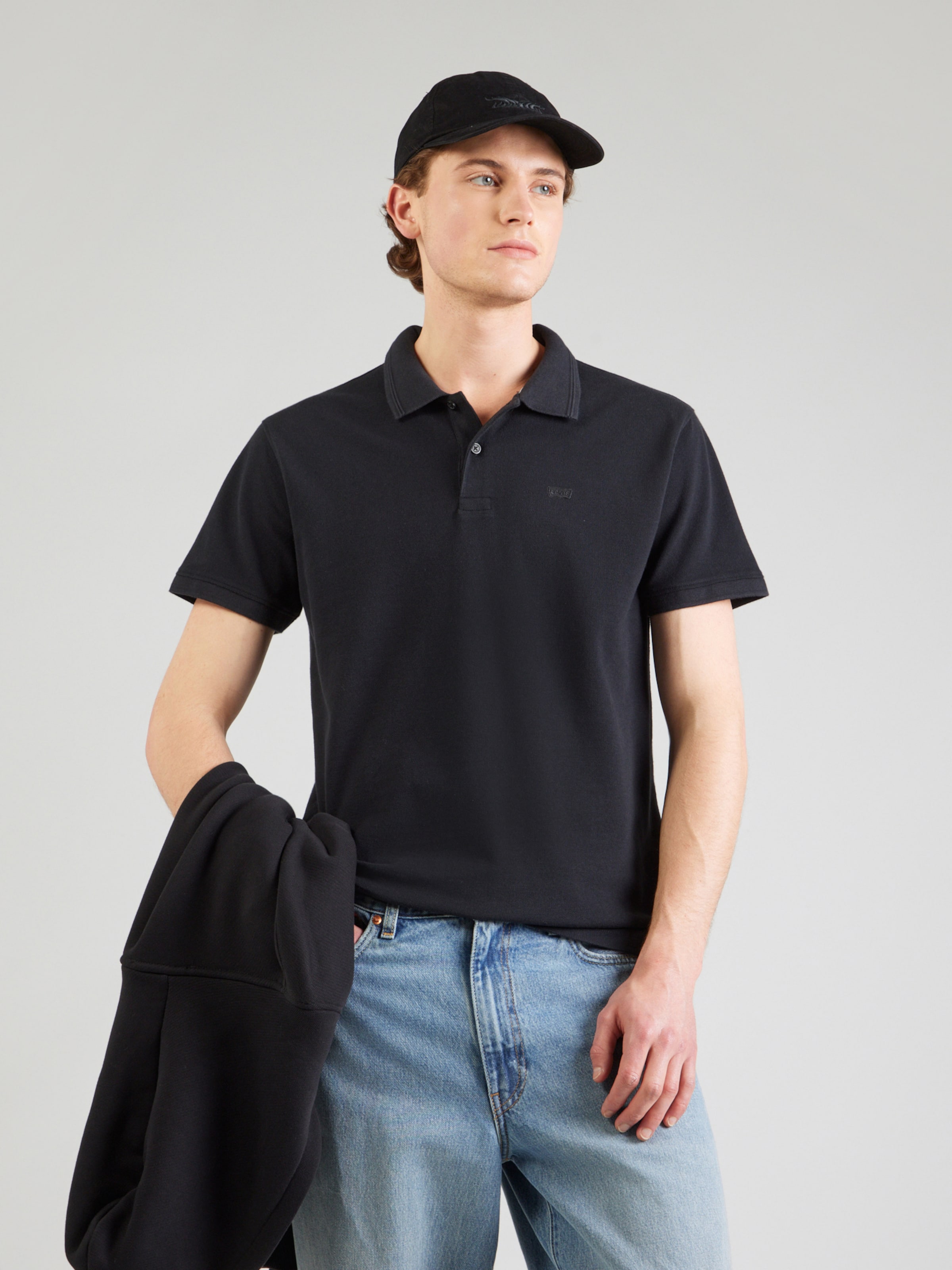 LEVI'S  Футболка 'Original Polo' в черном цвете — фото 3
