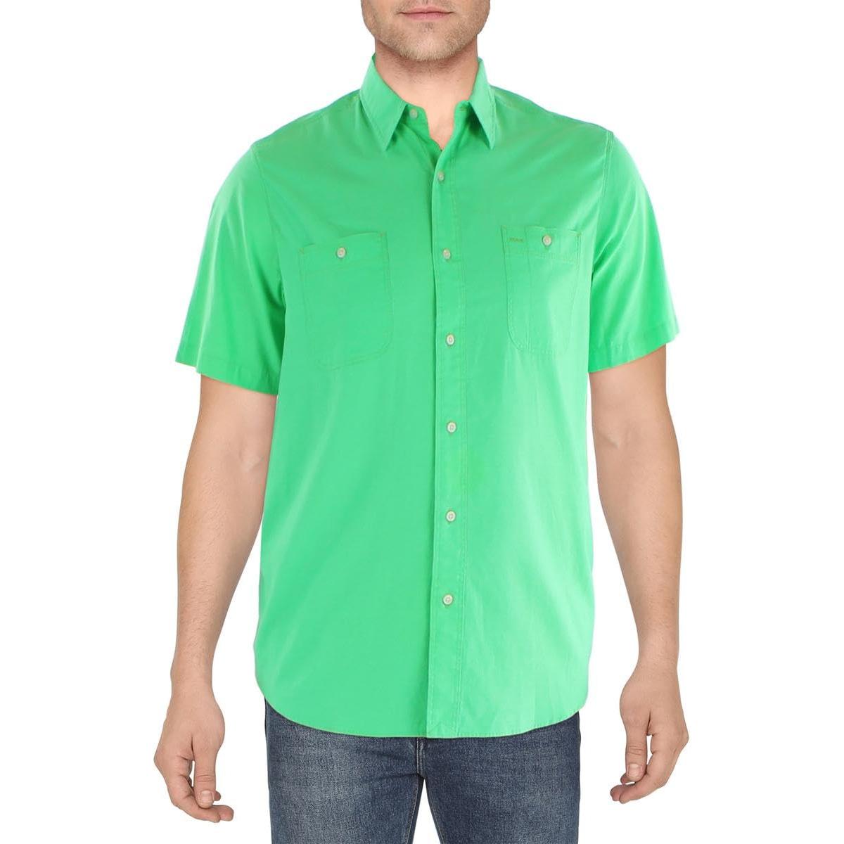 

Футболка поло мужская зеленая Polo Ralph Lauren
