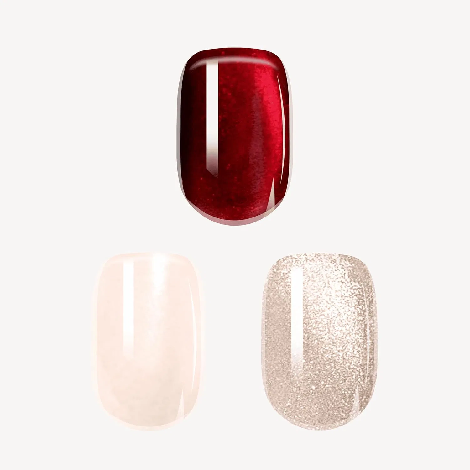 Набор накладных ногтей DOONAILS Shiny & Glitter Set, 3 x 30 шт. Doonails — фото 4