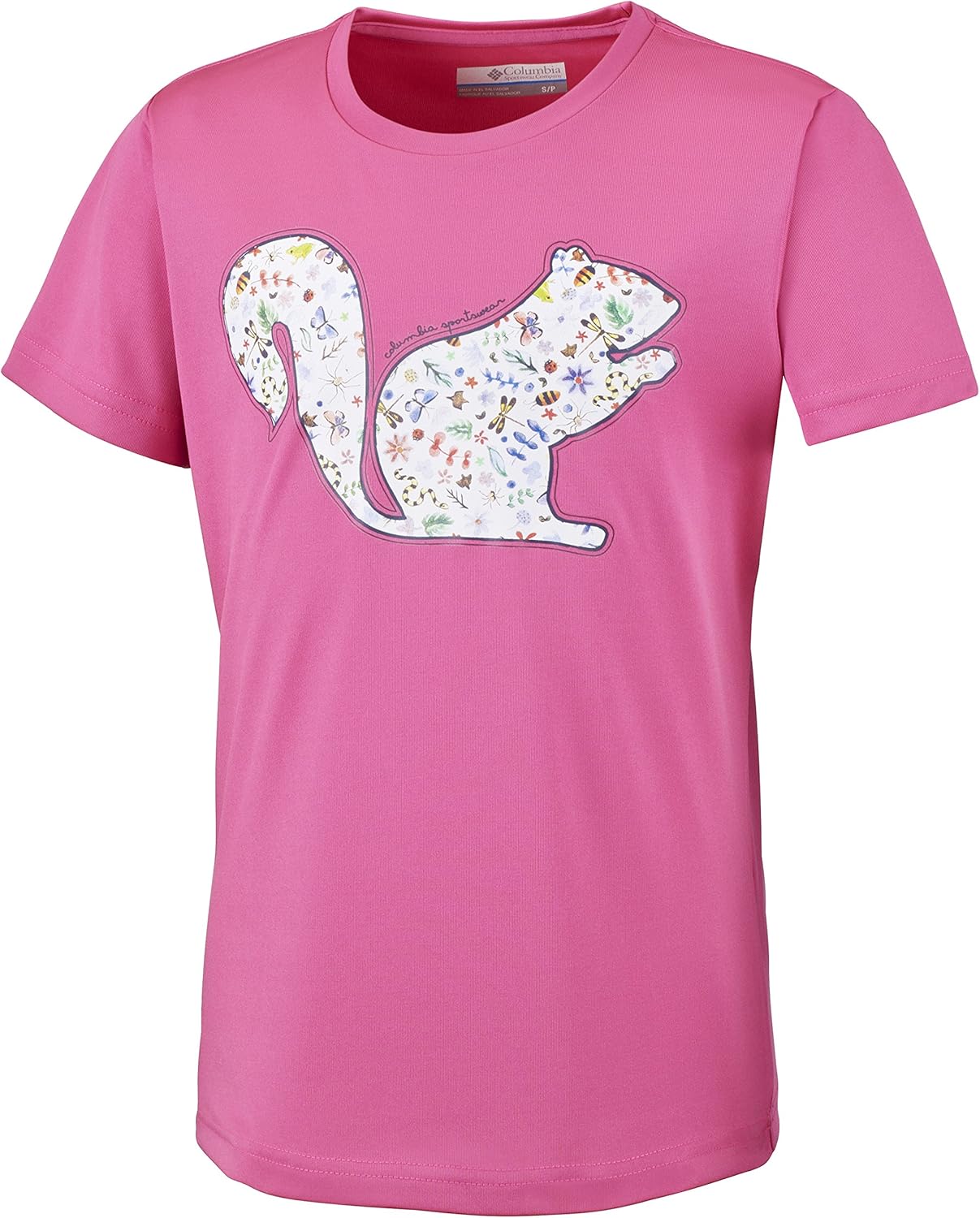

Футболка Columbia Girls' Wonderful Wander, Wild Geranium