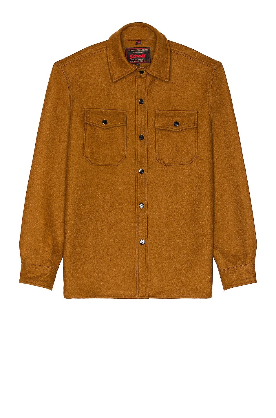 

Рубашка Schott CPO Wool, цвет Coyote