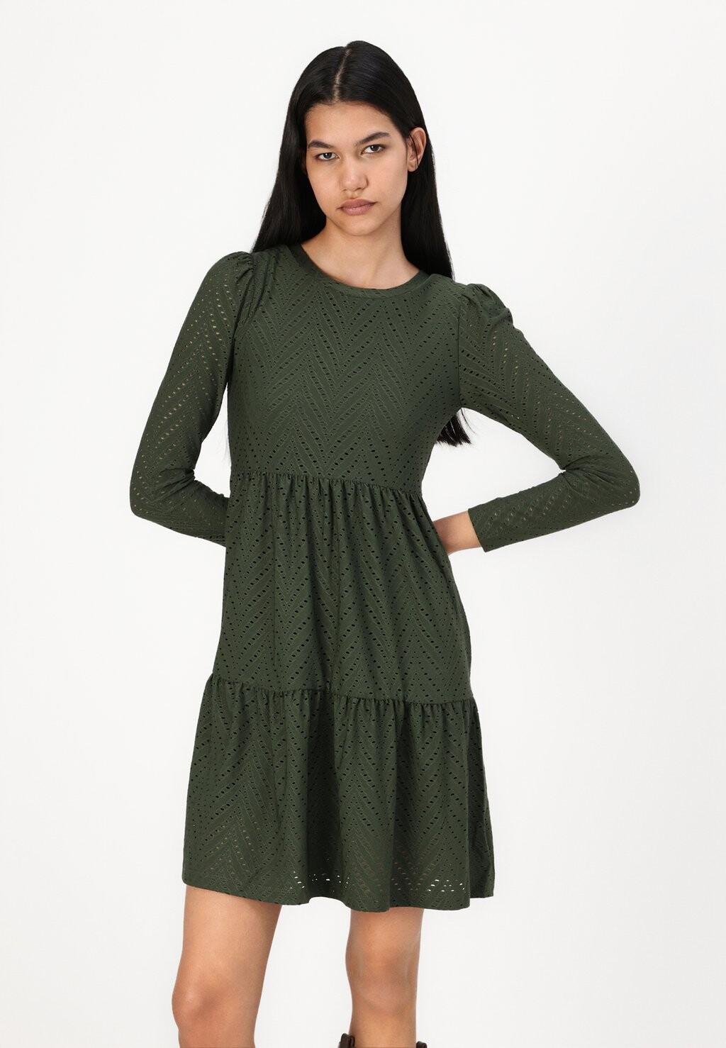 

Повседневное платье JDYCARLA CATHINKA DRESS JDY, темно-зеленый