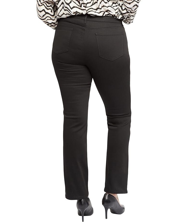 

Джинсы Nydj Plus Size Sheri Slim in Black, черный
