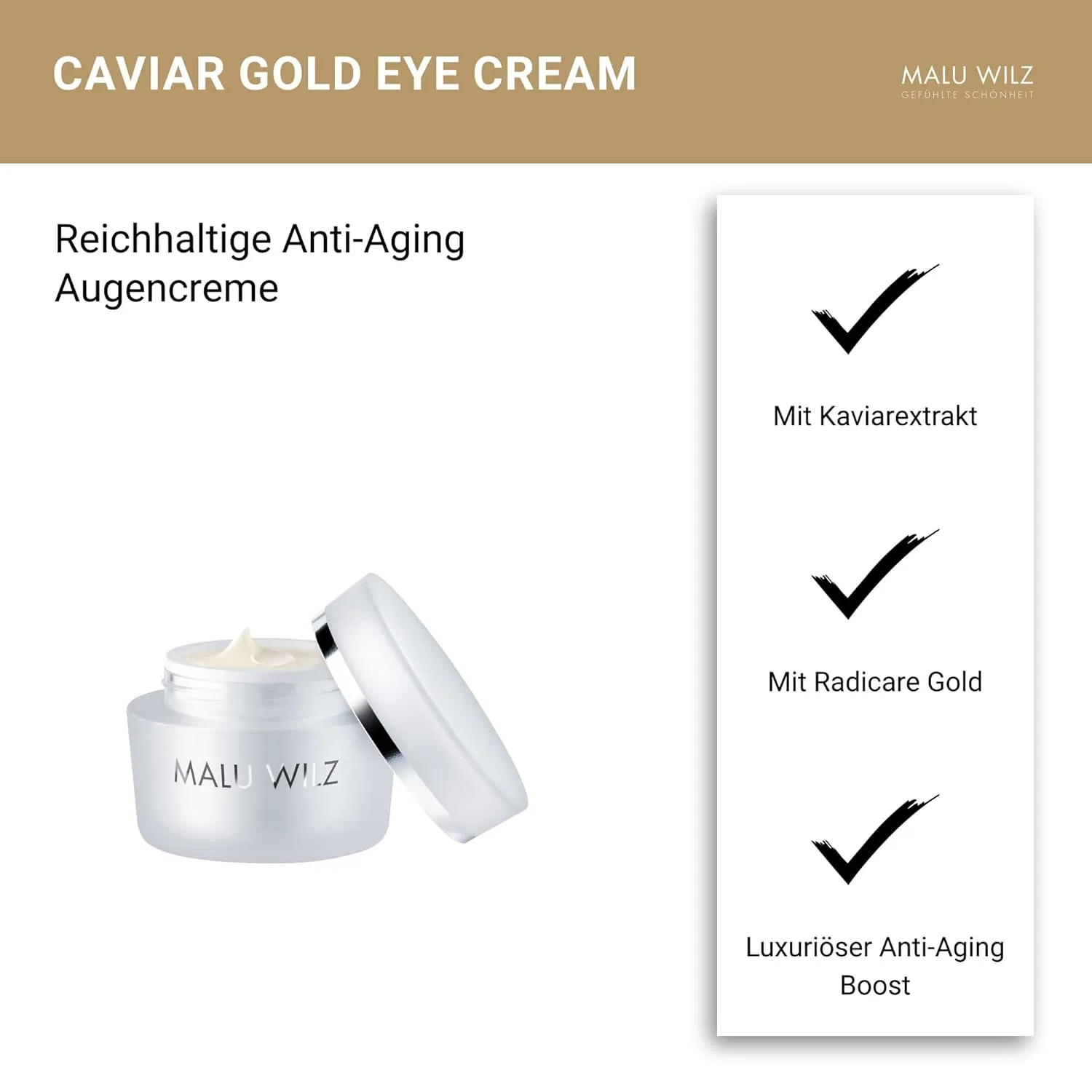 Крем для глаз «Caviar Gold Eye Cream» от Malu Wilz Malu Wilz — фото 3