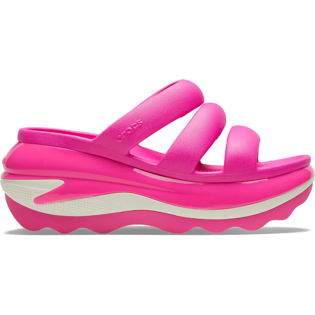 

Crocs Mega Crush Triple Strap U Шлепанцы унисекс, фуксия