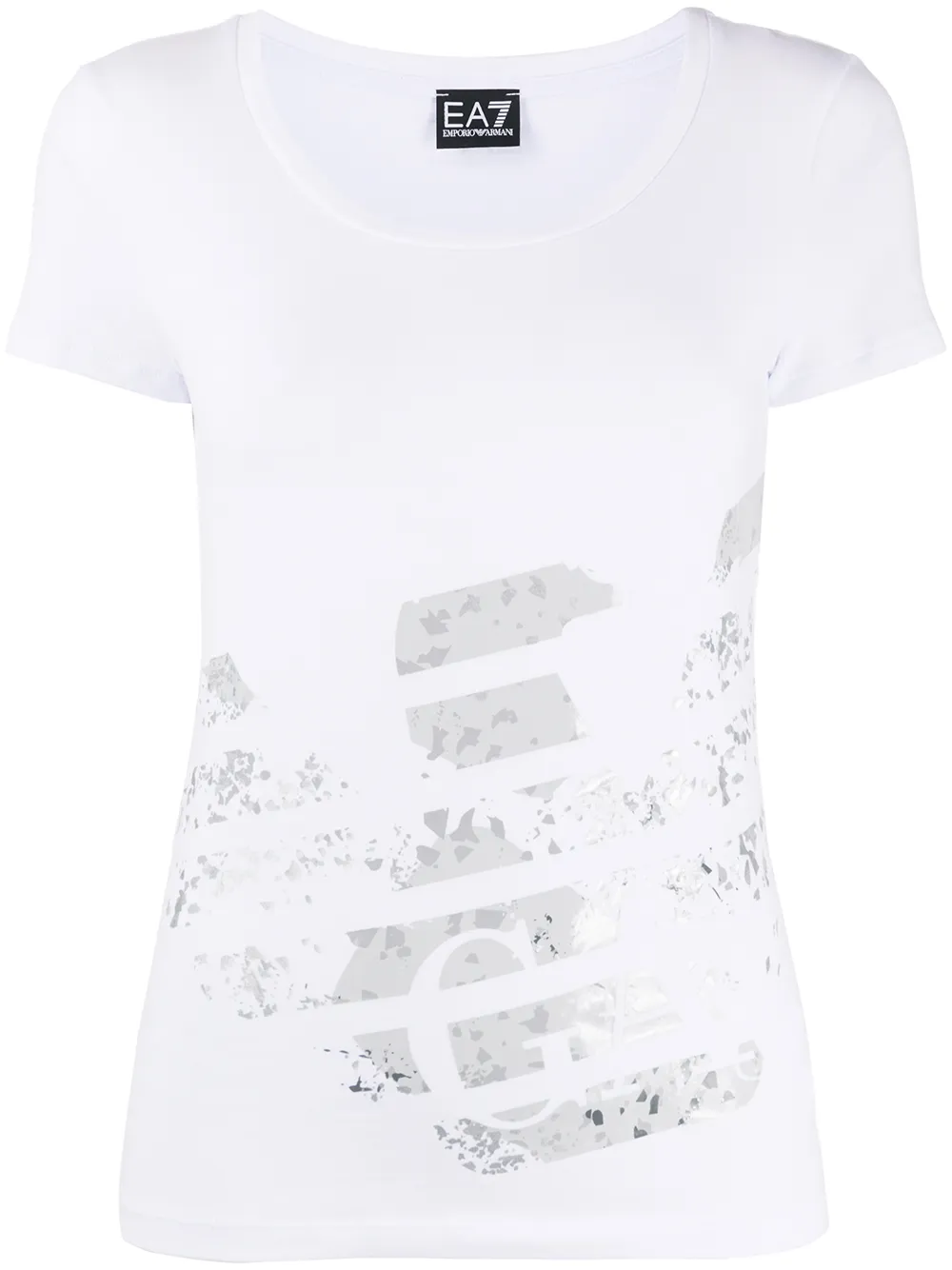 

Футболка Eagle с логотипом Ea7 Emporio Armani, белый