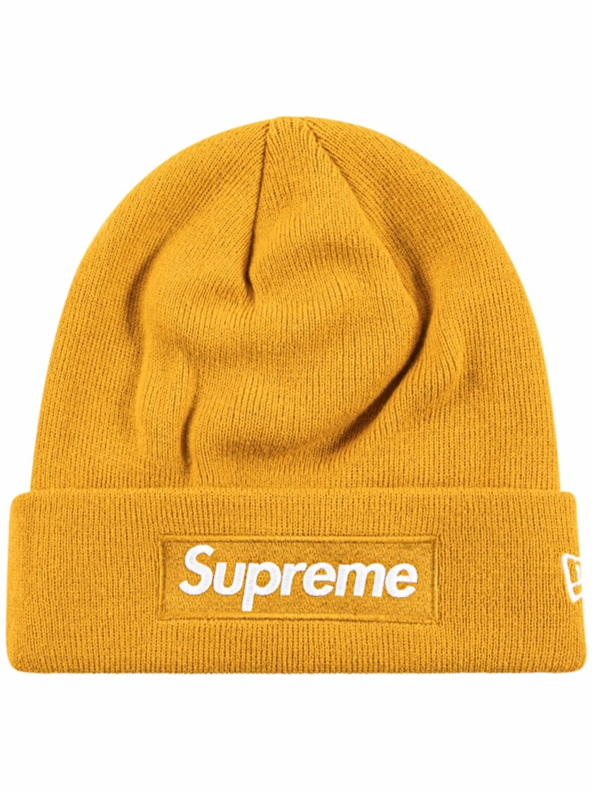 

Шапка бини с логотипом из коллаборации с New Era Supreme, оранжевый