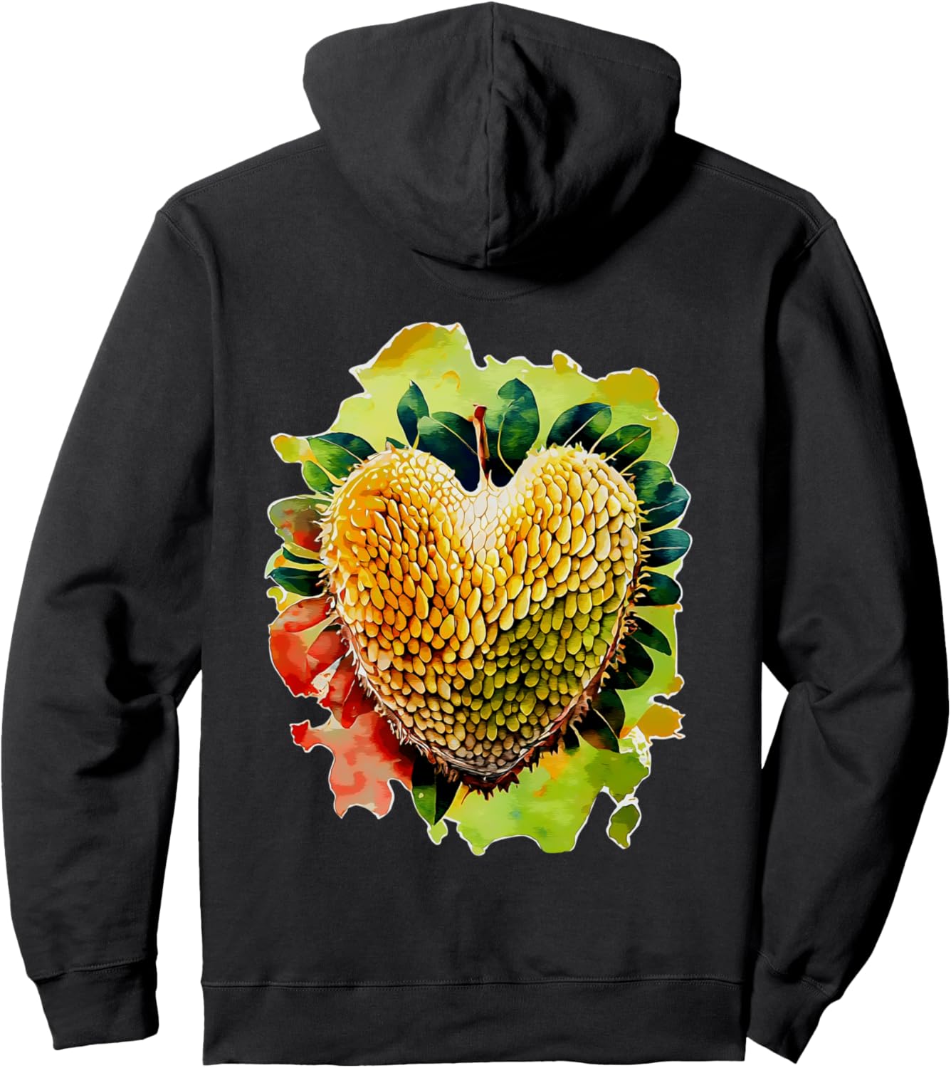 

Толстовка с капюшоном Jackfruit Jak Jaca Nangka Khanun Khnor, черная Jackfruit Canned Breadfruit