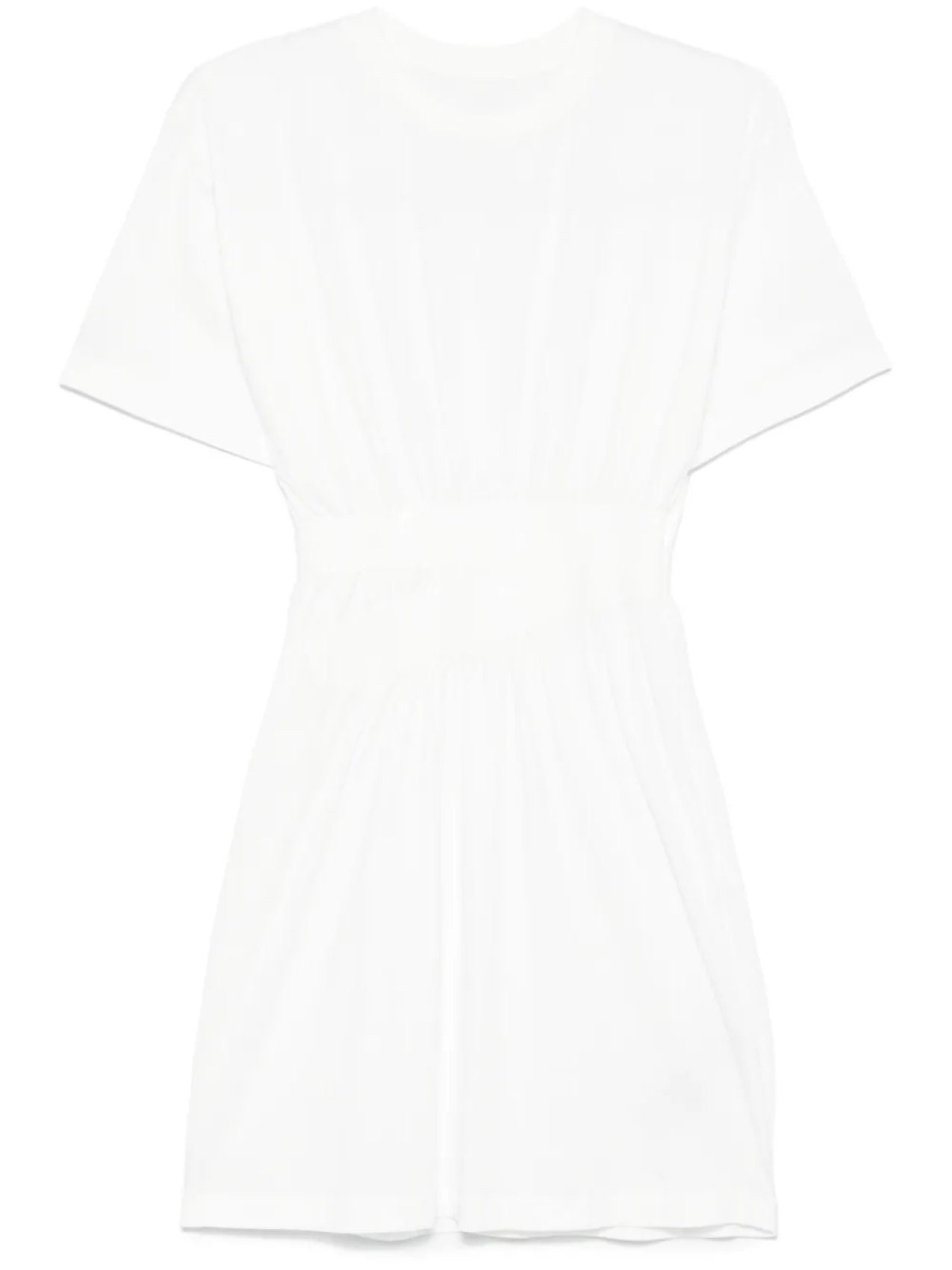 

Мини-платье с отделкой из клейкой ленты MM6 Maison Margiela, белый