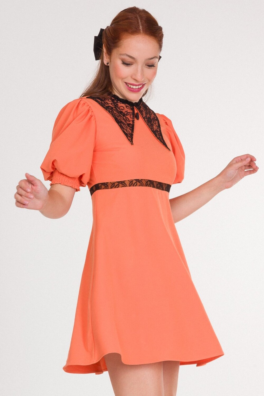 

Повседневное платье MORGANA Black Flamingo, абрикос