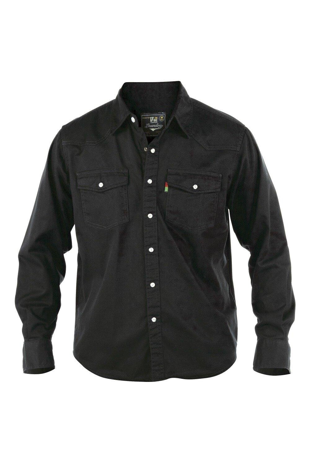 

Джинсовая рубашка в западном стиле Duke Clothing, черный