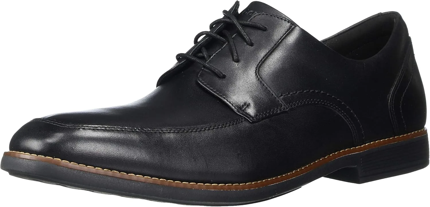 Мужские кроссовки Oxford Rockport Slayter с открытыми носками, черный