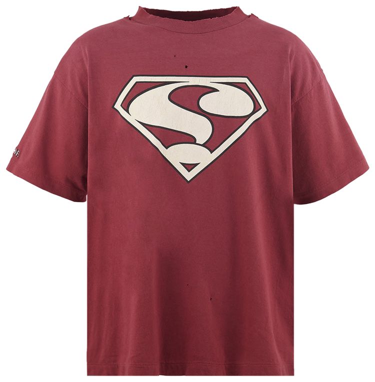 

Футболка SAINT Mxxxxxx  Short-Sleeve T-Shirt 'Burgundy', красный