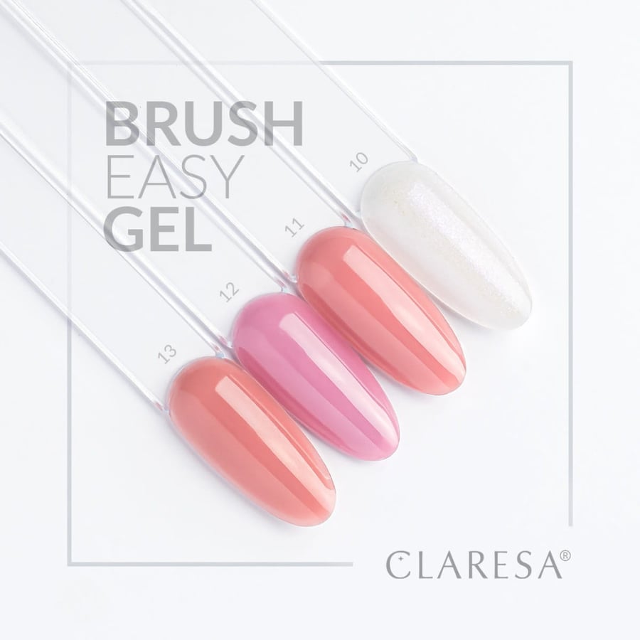 Гель для ногтей CLARESA во флаконе BRUSH EASY GEL 13 - 5 г — фото 4
