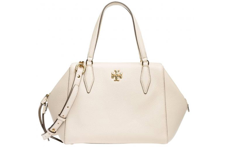 

Кожаная сумка Kira через плечо, кроссбод сумка, женская сумка кремово-белая TORY BURCH