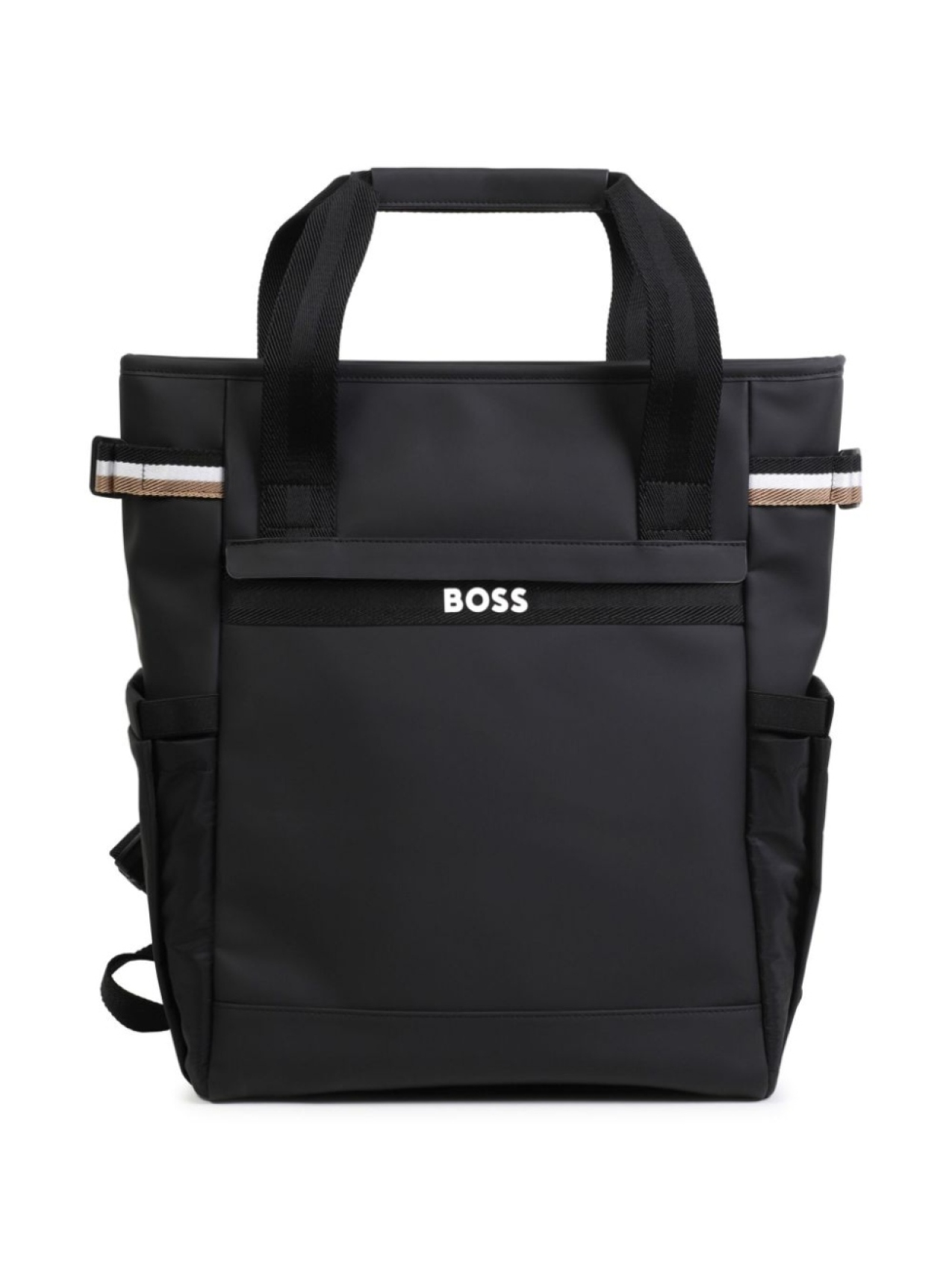 

Пеленальный рюкзак с логотипом BOSS Kidswear, черный