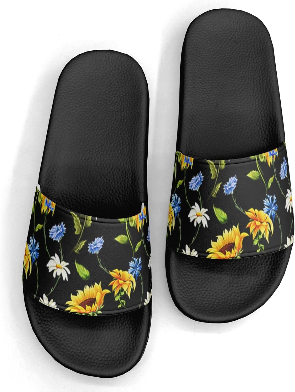 

Тапочки с дизайном ананасов, сандалии для женщин и мужчин, повседневные спортивные сандалии для бассейна, душа, для дома и улицы Generic, Sunflowers Chamomile