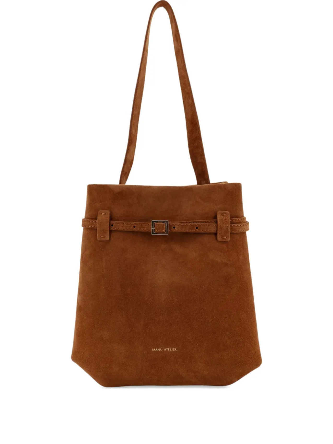 

Сумка-тоут Manu Atelier Mini Tote du Jour, коричневый