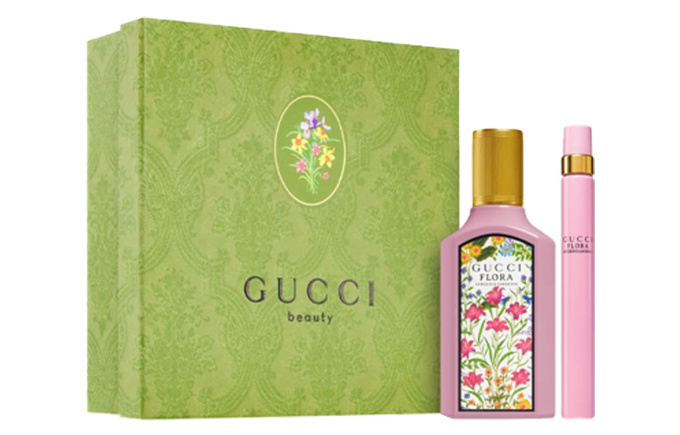 Парфюмерный набор Gucci: духи Flora Gorgeous Gardenia, 50 мл + пробник, 10 мл — фото 2