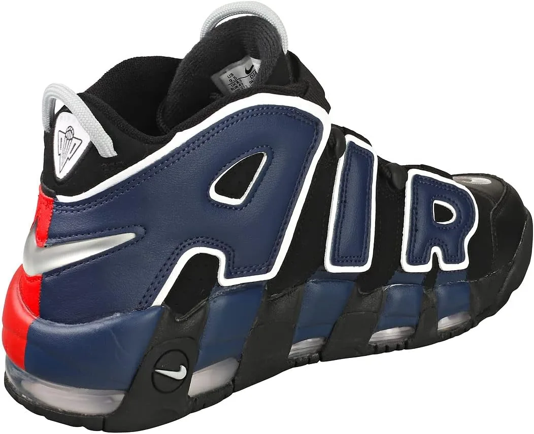 Баскетбольные кроссовки Nike Court Borough Mid (PSV)-870026 для мальчиков, черный/красный — фото 2