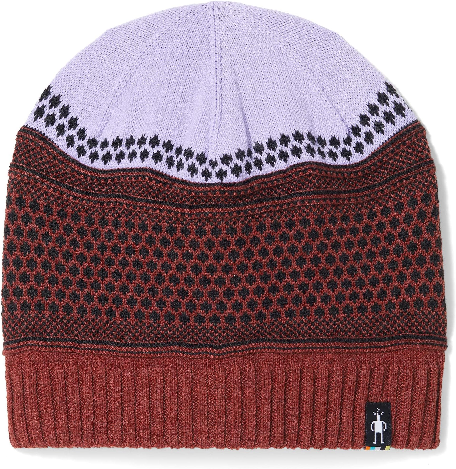 

Шапка Smartwool Popcorn Cable Beanie, цвет Ultra Violet