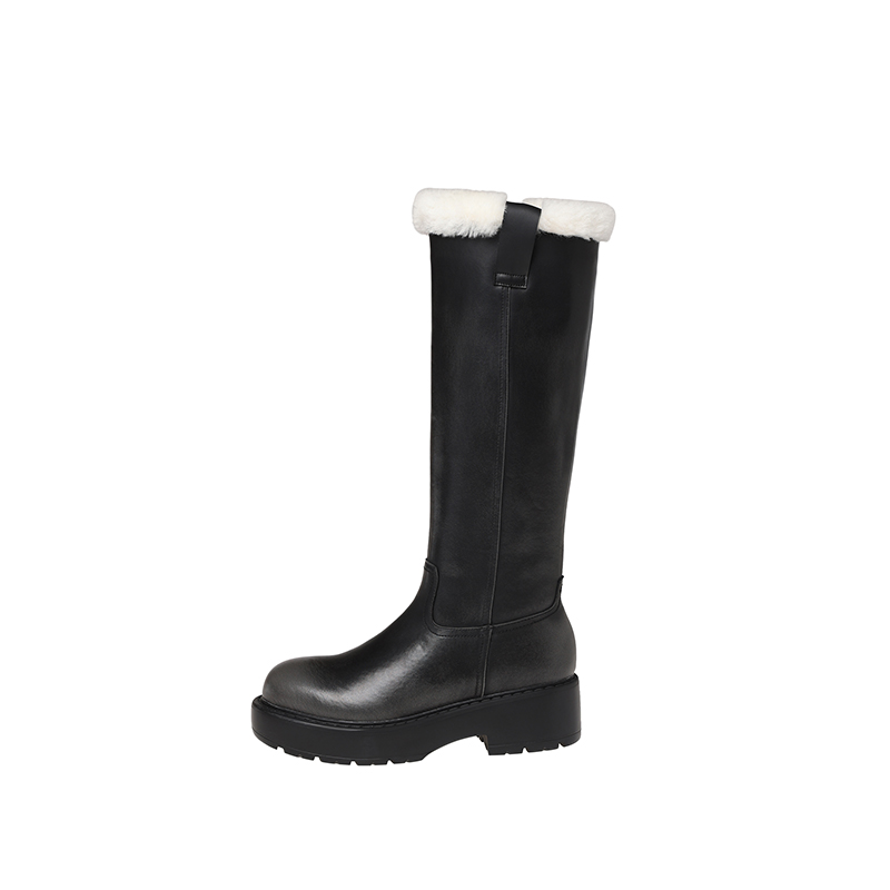 Yeezyy Reezy Женские черные полусапожки на каблуке 5 см, цвет Black