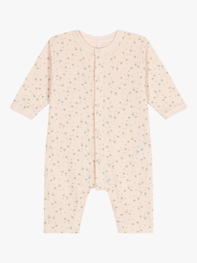 

Детский хлопчатобумажный комбинезон Petit Bateau, цвет Avalanche/Multico