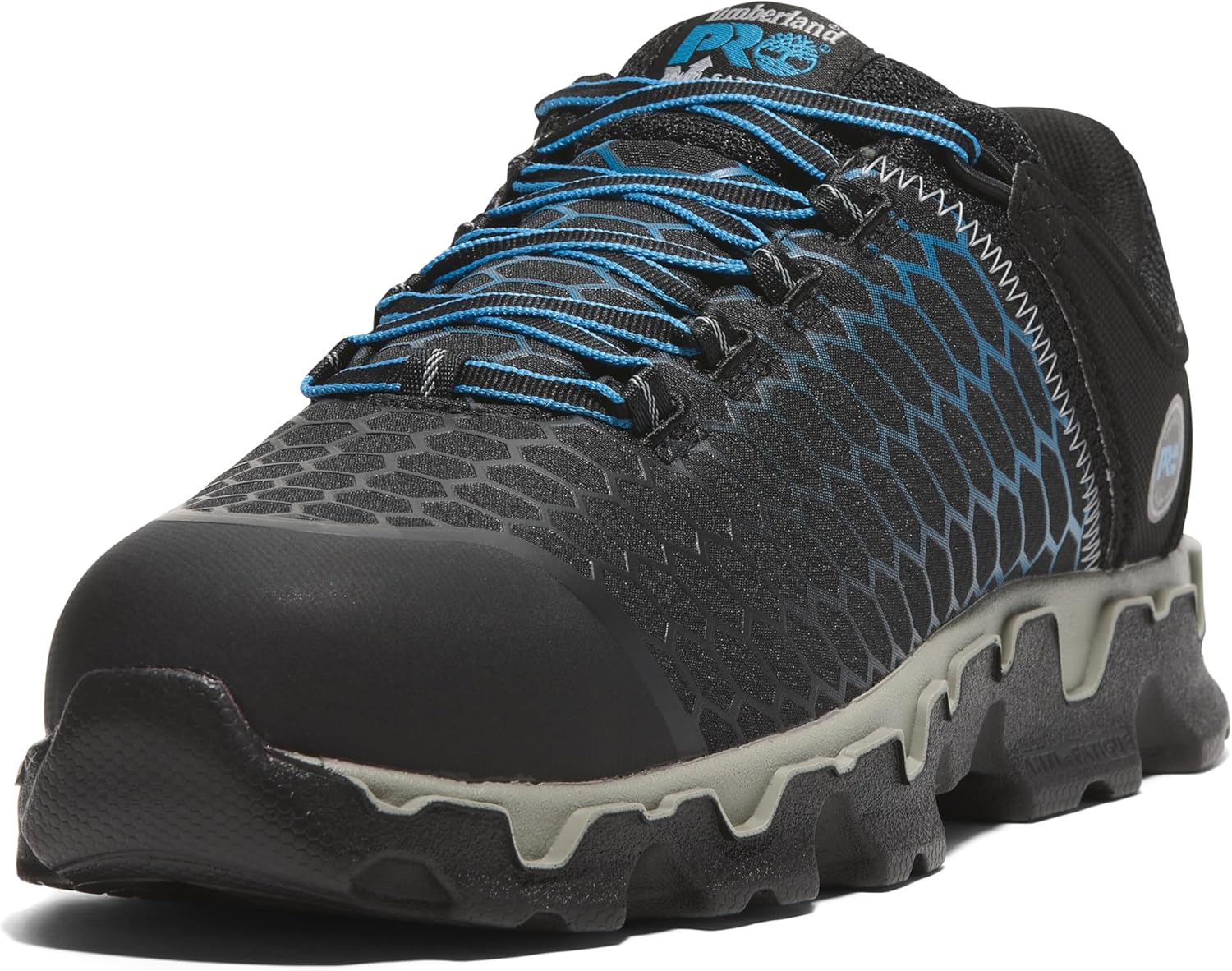 

Timberland PRO мужские промышленные и строительные ботинки Powertrain Sport Alloy-Toe EH, Black/Blue-2024 New