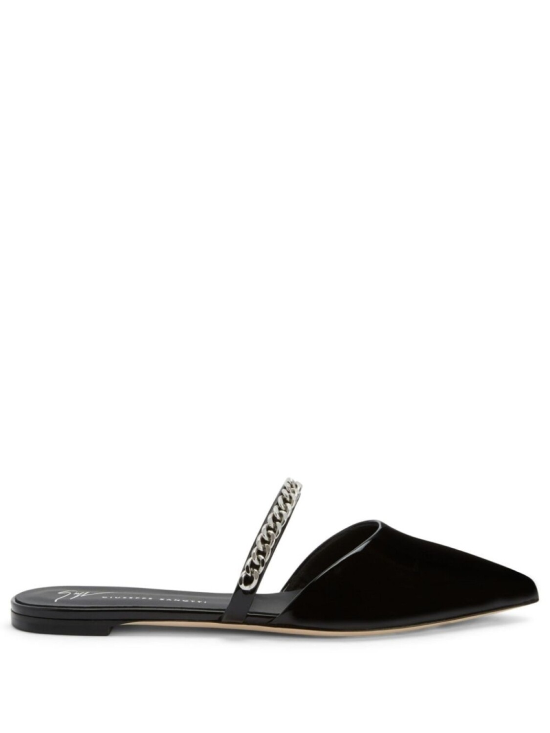 Giuseppe Zanotti мюли Laurette с цепочкой, черный