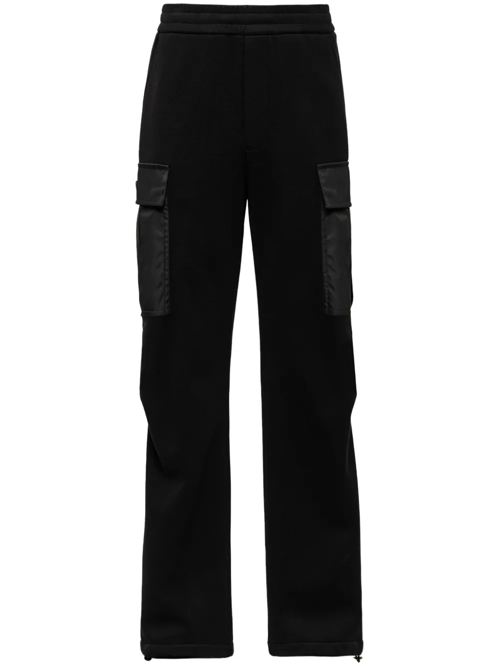

Флисовые спортивные брюки Re-Nylon Prada, черный