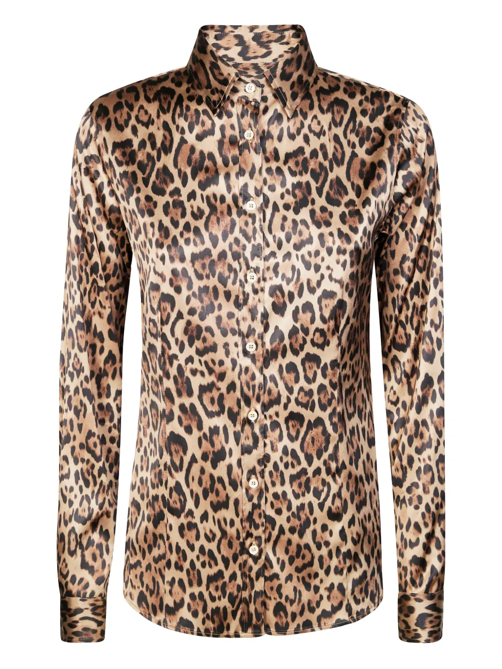 

Рубашка с леопардовым принтом Robert Friedman, коричневый